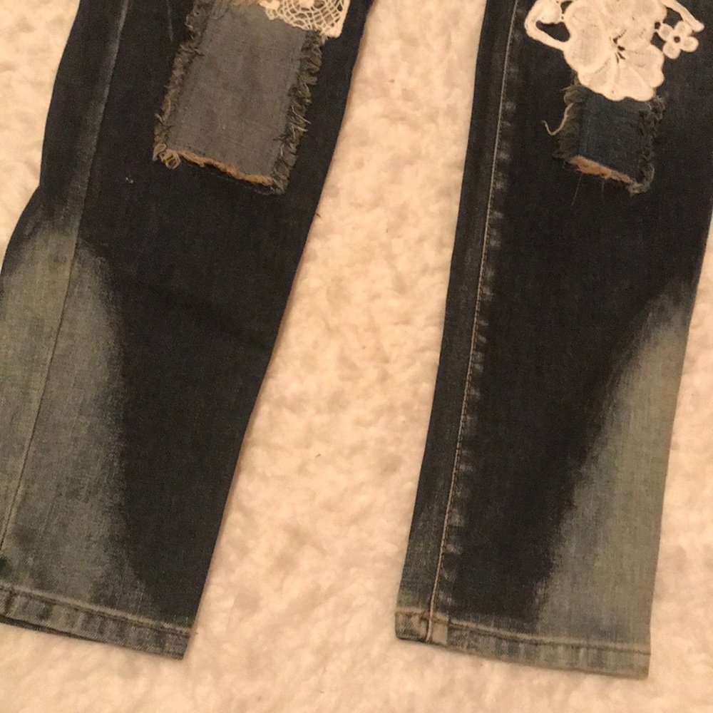 Free People Patchwork Jeans - image 3